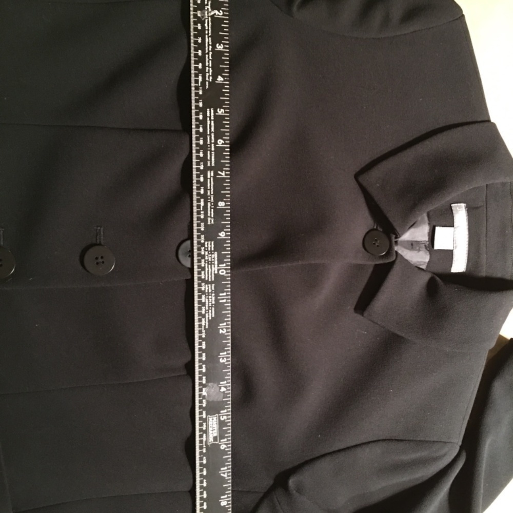 𝅺josephine CHAUS Career BLAZER/JACKET, Black, Pre-owned, Women’s Size 8 - Picture 7 of 10